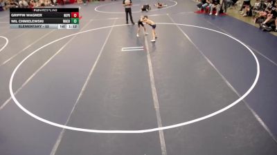 Elementary - 52 lbs Griffin Wagner, New Prague vs Wil Chmielewski, Waconia