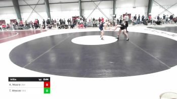 141 lbs Consi Of 16 #2 - Kyle Moore, Southern Maine vs Taylor Weaver, Delaware Valley
