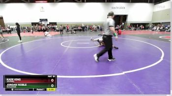 132 lbs Cons. Round 2 - Jordan Noble, McAlester vs Kade King, Jackson