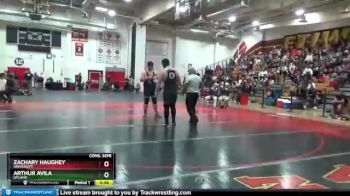 285 lbs Cons. Semi - Arthur Avila, Upland vs Zachary Haughey, University