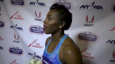 Murielle Ahoure pleased with opening Millrose 60m victory