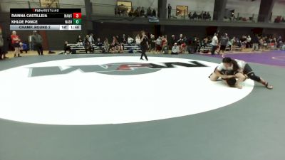 Champ. Round 2 - Rainna Castilleja, Mt Adams Wrestling Club vs Khloe Ponce, Washington