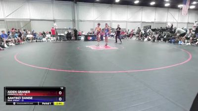 132 lbs Semis & 3rd Wb (16 Team) - Aiden Graner, Minnesota Red vs Santino Danise, New Jersey