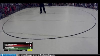 9 lbs Semifinal - Jaxon Ryan, Louisville Wrestling Club vs Leland Sheard, Nebraska Boyz