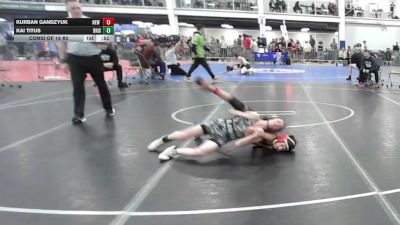 81 lbs Consi Of 16 #2 - Kurban Gandzyuk, New England Gold WC vs Kai Titus, Bristol Gladiators