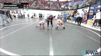 52 lbs Consi Of 8 #2 - Ryatt Luchsinger, Lexington Wrestling Club vs Maverick Meadows, Tuttle Wrestling Club