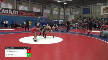 132 lbs Round Of 16 - Joseph Toscano, Buchanan vs Daniel Garcia, Buhach Colony