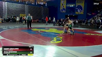 126 lbs Semifinal - Sammy Spaulding, Camden Catholic vs Ryan DeGeorge, Delbarton