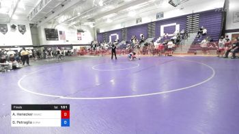 62 lbs Final - Ash Henecker, Red Nose WC vs Gavin Petraglia, Steel Valley Renegades