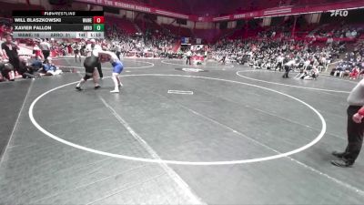 285 lbs D1 - Quarter-finals (fri 5:30 P.m.) - Will Blaszkowski, Waukesha West vs Xavier Fallon, Arrowhead