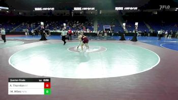 132 lbs Quarterfinal - Ava Thornton, Whittier vs Melanie Miles, Putnam