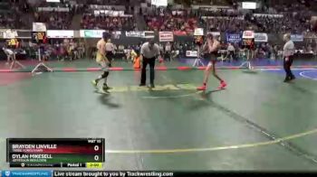 Semifinal - Brayden Linville, Three Forks/Ennis vs Dylan Mikesell, Jefferson (Boulder)