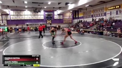 190 lbs Quarterfinal - Maddux Botma, Peoria vs Dante Parra, Mat Monsters Wrestling Club