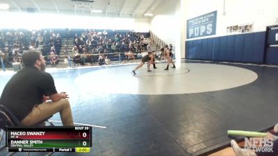 170 lbs Quarterfinal - Maceo Swanzy, Mt. Si vs Danner Smith, Central Valley