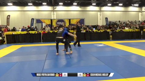 Colin Michael Molloy vs Miguel Pereyra San Román 2024 World IBJJF Jiu-Jitsu No-Gi Championship