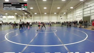 143 lbs Consi Of 8 #1 - Jake Racine, Waltham vs Benigno Parziale, Doughboys WC