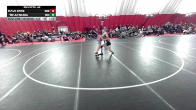 16U Boys - 132 lbs Quarters - Jaxon Ennis, Neenah High School Wrestling vs Rylan Mlsna, Wisconsin