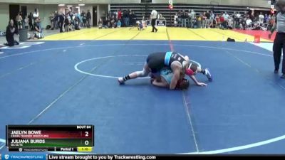 125 lbs Round 3 - Jaelyn Bowe, Crass Trained Wrestling vs Juliana Burds, DC Elite