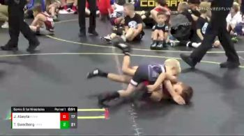 49 lbs Semis & 1st Wrestleback (8 Team) - Theodore Swedberg, Untouchables Black vs Jayvis Abeyta, No Escape Wrestling Academy