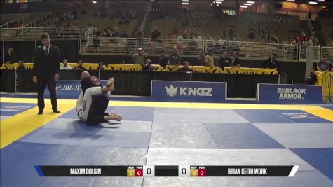 Brian Keith Work vs Maxim Dolgin 2025 Pan Jiu Jitsu IBJJF Championship