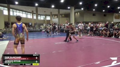 106 lbs Round 3 (6 Team) - Jameson Ritchie, Wolfpack vs Zane Blanchard, North Desoto Wrestling Academy