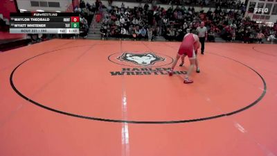190 lbs Champ. Round 2 - Waylon Theobald, HUNTLEY vs Wyatt Whitener, TUTTLE (OK)