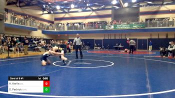 106 lbs Consi Of 8 #1 - Aiden Karlie, Dallastown vs Garrett Pedrick, Carlisle