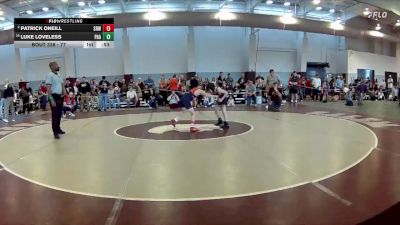 77 lbs Cons. Round 2 - Patrick Oneill, Virginia Patriots Wrestling vs Luke Loveless, Poquoson Athletic Association