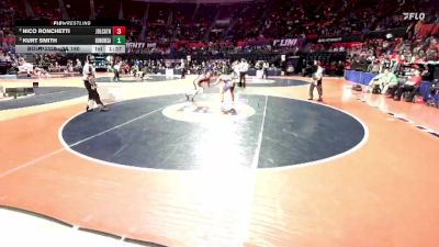 3A 190 lbs Semifinal - Kurt Smith, Rockton (Hononegah) vs Nico Ronchetti, Joliet (Catholic Academy)