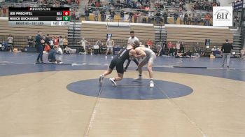 157 lbs Round Of 32 - Jeb Prechtel, Bellarmine vs Reece Bechakas, Clarion
