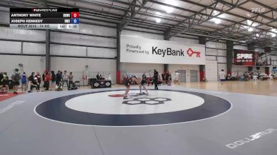 74 kg Cons. Round 4 - Anthony White, SKWC vs Joseph Kennedy, Hawkeye Wrestling Club