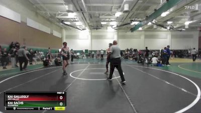 144 lbs Cons. Round 4 - Kai Sachs, Glendora vs Kai Gallegly, Simi Valley