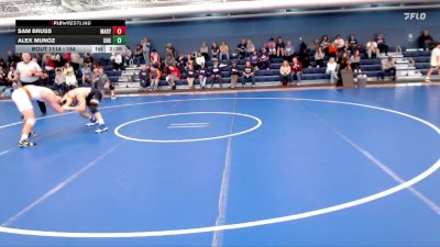 184 lbs Champ. Round 2 - Alex Munoz, Nebraska-Kearney vs Sam Bruss, Mary
