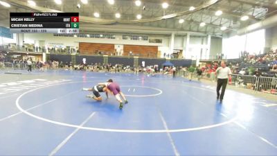 125 lbs Cons. Round 1 - Micah Kelly, Hunter vs Cristian Medina, Ithaca