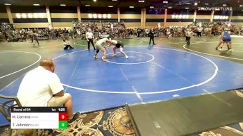 215 lbs Round Of 64 - Mateo Carrera, Granite WC vs Thanasi Johnson, Murray HS