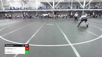 285 lbs Round Of 64 - Shane Whitney, Drexel - UnAttached vs Bishop McCoy, Millersville