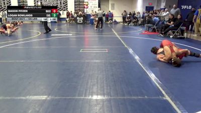 108 lbs Semifinal - Mason Pitzen, Wauseon vs Logan Rowlands, Eagle W.C.