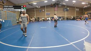 285 lbs Champ. Round 1 - Carson Groff, Grand Canyon University vs Javier Martinez, Menlo
