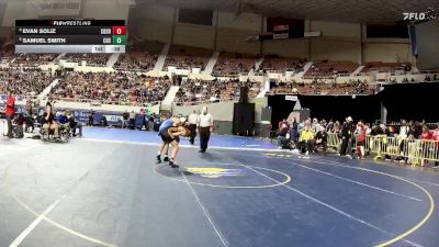 126-D1 3rd Place Match - Evan Soliz, Corona Del Sol High School vs Samuel Smith, Chandler High School