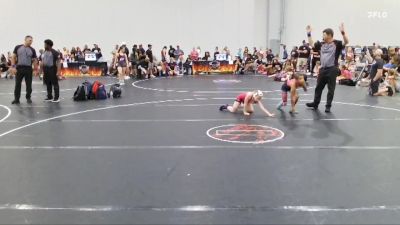78 lbs Round 3 (10 Team) - Channng Smith, Blackman WC vs Sophie Miller, MF Angels