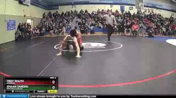 120 lbs Cons. Round 1 - Emaan Sandhu, Republic/Curlew vs Troy Routh, Reardan