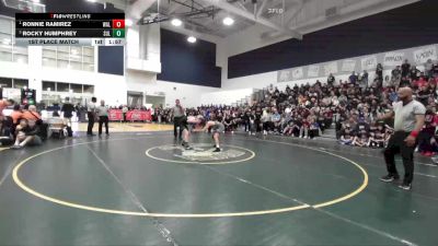 126 lbs 1st Place Match - Ronnie Ramirez, Walnut vs Rocky Humphrey, Sultana