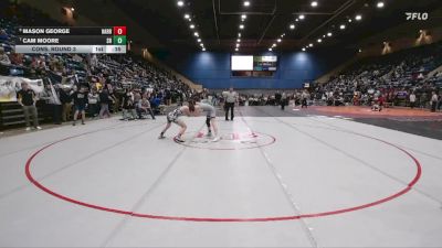 3 - 113 lbs Cons. Round 3 - Cam Moore, Staunton River vs Mason George, Harrisonburg