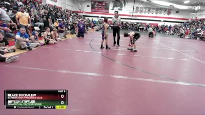 90 lbs Round 2 - Blake Buckalew, Cameron Youth Wrestling Club vs Bryson Stiffler, Pleasant Hill Youth Wrestling