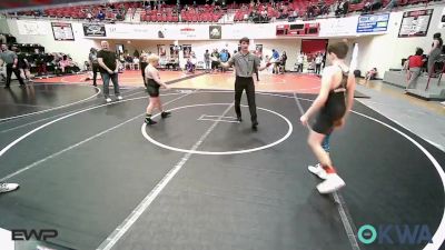 110 lbs Rr Rnd 5 - Maverick Stewart, Warner Eagles Youth Wrestling vs Gunnar Jackson, Verdigris Youth Wrestling