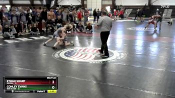 106 lbs Round 6 (8 Team) - Ethan Sharp, Uintah vs Conley Evans, Box Elder