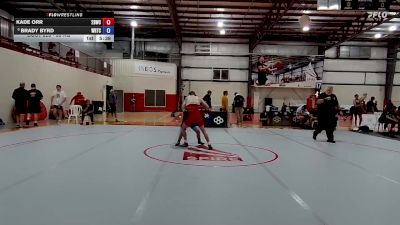 55 kg Cons. Round 4 - Kade Orr, 208 Badgers Wrestling Club vs Brady Byrd, Warrior Regional Training Center