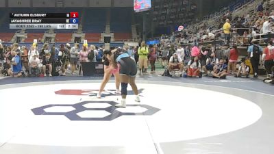 190 lbs Quarters - Autumn Elsbury, Iowa vs JayaShree Bray, Nebraska