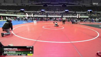 Rookie 3-5 68 Quarterfinal - Alex Johnson, Mathews Youth Wrestling Club vs Christian Little, Guerrilla Wrestling (GWA)