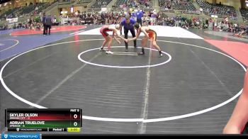 115 lbs Round 2 (4 Team) - Skyler Olson, Oregon City vs Adrian Truelove, Sprague